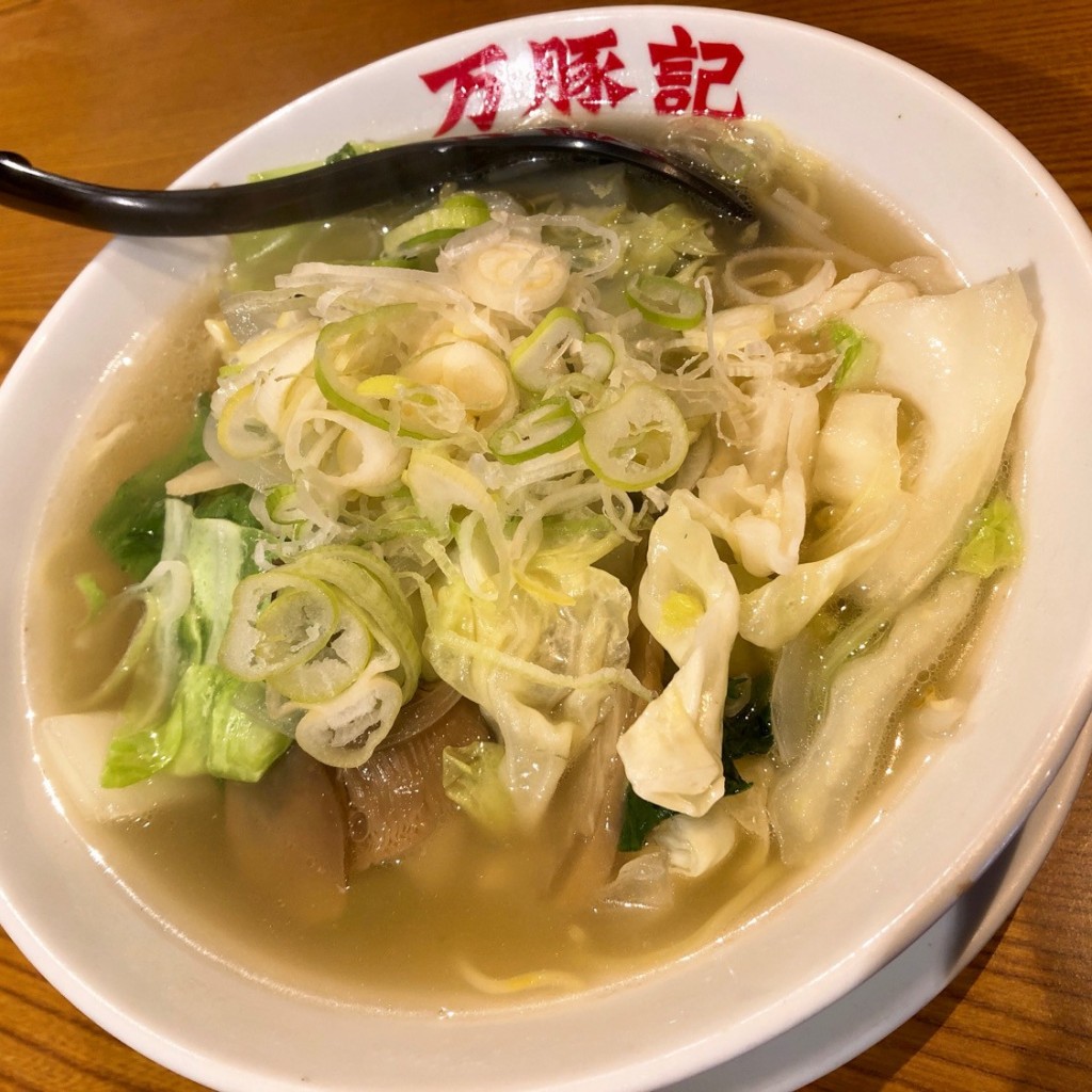 ユーザーが投稿した野菜タンメンの写真 - 実際訪問したユーザーが直接撮影して投稿した中根中華料理万豚記 都立大学店の写真