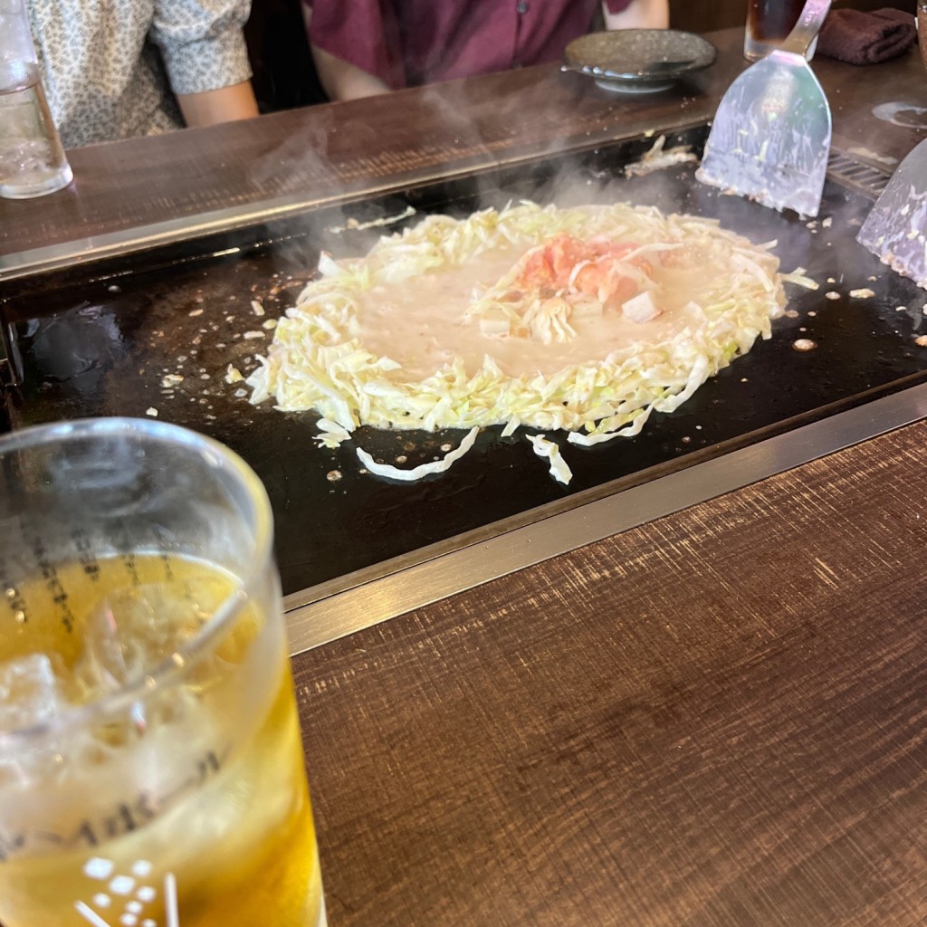 ぱらじくろろべんぜんさんが投稿した浅草もんじゃ焼きのお店海鮮もんじゃ えもん/カイセンモンジャ エモンの写真