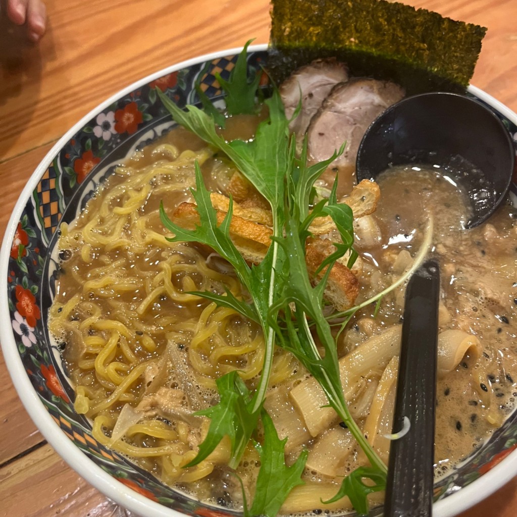 ユーザーが投稿した赤味噌ラーメンの写真 - 実際訪問したユーザーが直接撮影して投稿した豊崎ラーメン専門店追風丸 豊崎店の写真