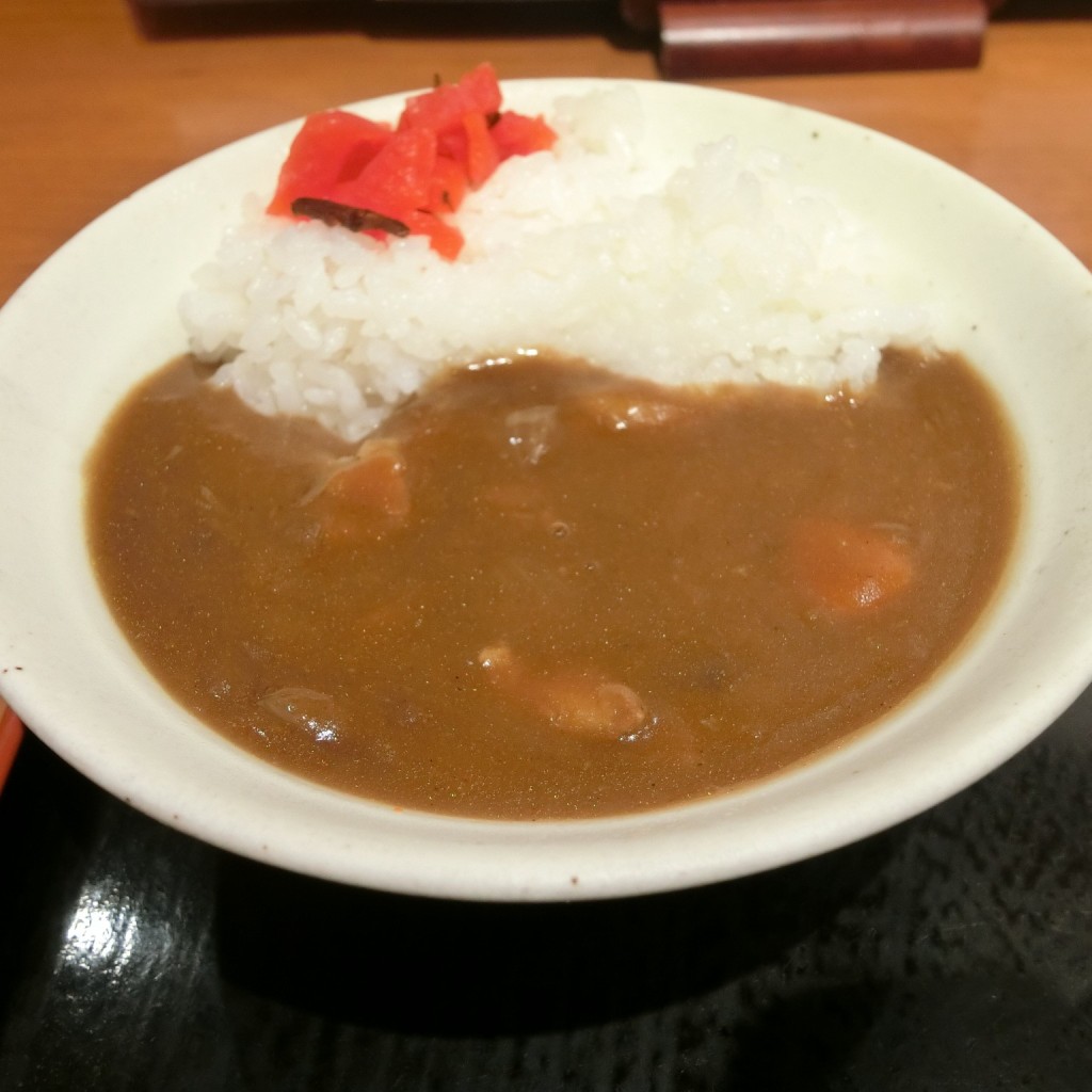 ユーザーが投稿したミニカレ一丼の写真 - 実際訪問したユーザーが直接撮影して投稿した亀井野うどん山田うどん食堂 亀井野店の写真