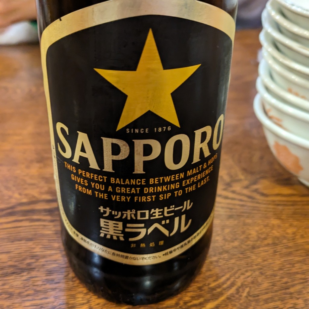 ユーザーが投稿したビールの写真 - 実際訪問したユーザーが直接撮影して投稿した東田辺中華料理萬楽 田辺店の写真