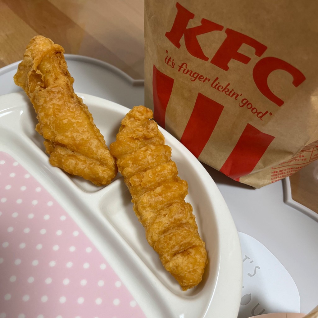 ユーザーが投稿した和風チキンカツバーガーの写真 - 実際訪問したユーザーが直接撮影して投稿した駅前本町フライドチキンケンタッキー フライドチキン 川崎アゼリア店の写真