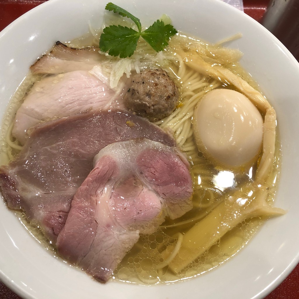 ユーザーが投稿した煮干しラーメンの写真 - 実際訪問したユーザーが直接撮影して投稿した豊崎ラーメン専門店麦と麺助 新梅田中津店の写真