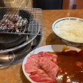 和牛焼肉ランチ - 実際訪問したユーザーが直接撮影して投稿した小川町焼肉炭火焼肉 大将軍の写真のメニュー情報