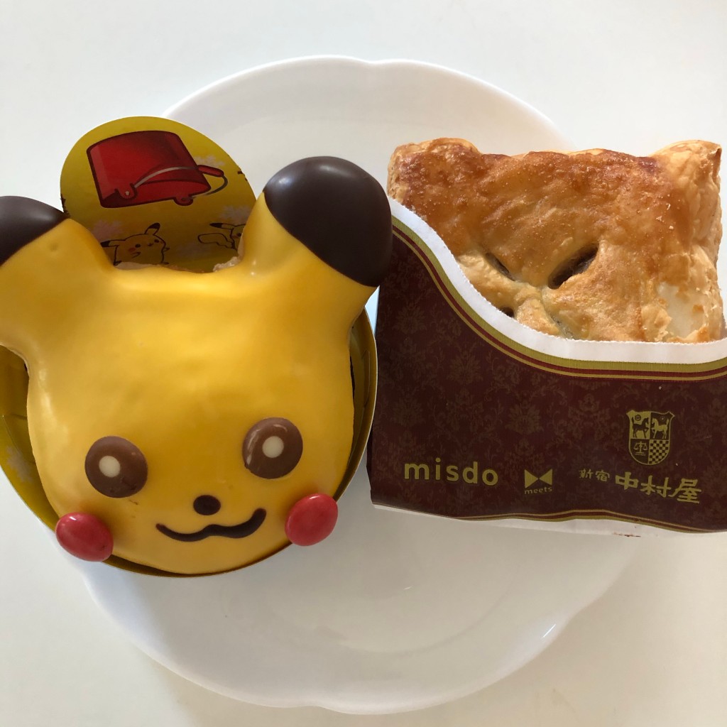 ユーザーが投稿したポケモン ピカチュウ ドーナツの写真 - 実際訪問したユーザーが直接撮影して投稿した幸町ドーナツミスタードーナツ イオン仙台幸町ショップの写真