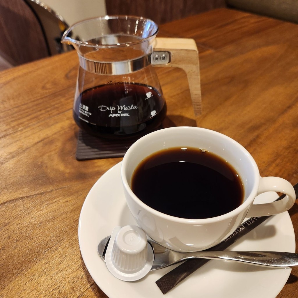 ユーザーが投稿したコーヒーの写真 - 実際訪問したユーザーが直接撮影して投稿した高久丙カフェベーカリー&カフェ Komorebi Tableの写真