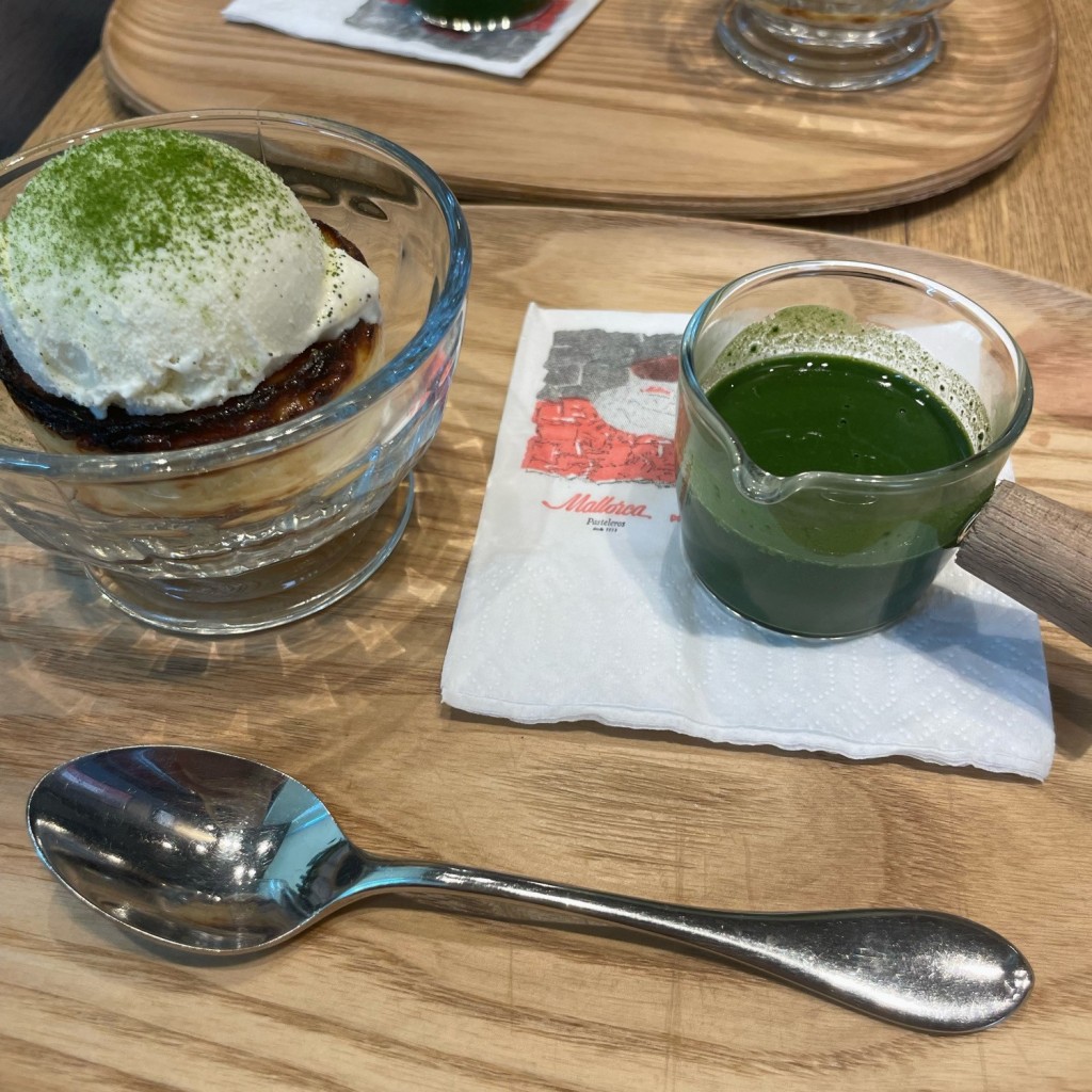 ユーザーが投稿した抹茶アフォガードの写真 - 実際訪問したユーザーが直接撮影して投稿した玉川スペイン料理Mallorca 二子玉川の写真