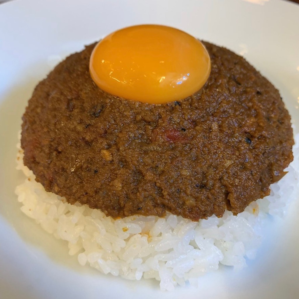 ユーザーが投稿したキーマカレーの写真 - 実際訪問したユーザーが直接撮影して投稿した神宮前カレーMOKUBAZA CURRY & BARの写真