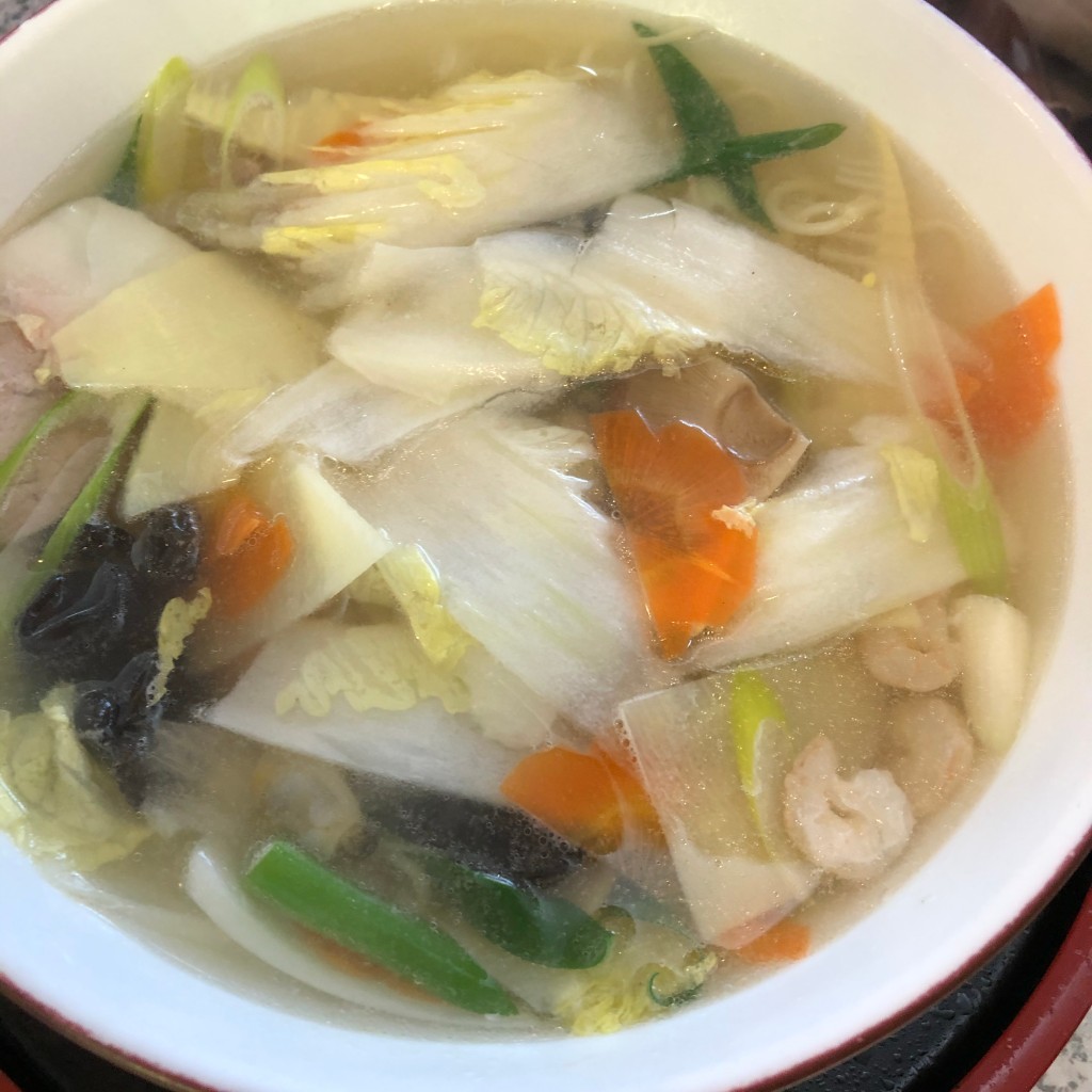 ユーザーが投稿した五目野菜ラーメンの写真 - 実際訪問したユーザーが直接撮影して投稿した多田桜木中華料理珉王 多田店の写真