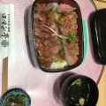 実際訪問したユーザーが直接撮影して投稿した梅田丼ものビフテキ重・肉飯 ロマン亭 ルクア大阪店の写真