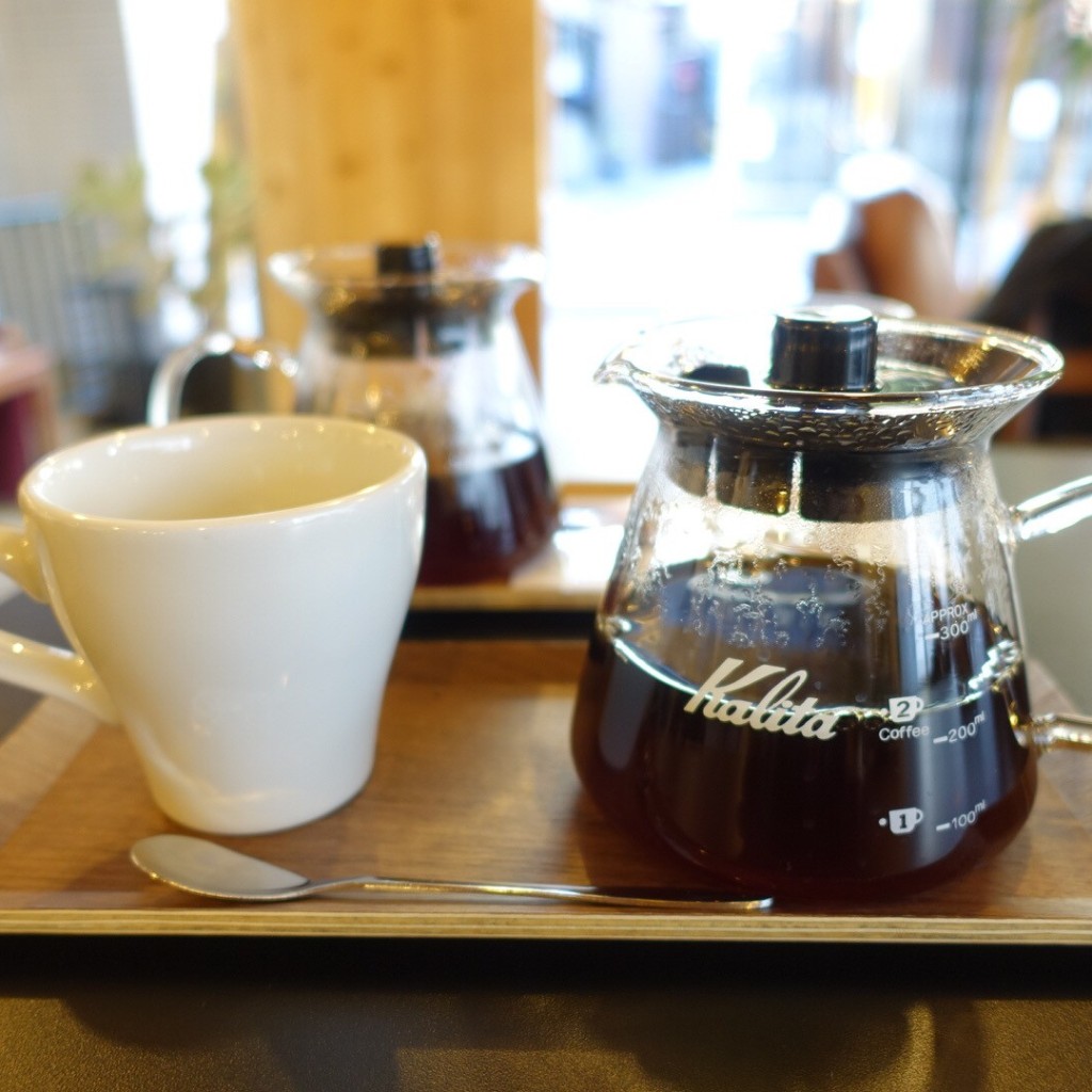 ユーザーが投稿したブレンド ホットコーヒーの写真 - 実際訪問したユーザーが直接撮影して投稿したコーヒー専門店GOODMAN ROASTER in Kyotoの写真
