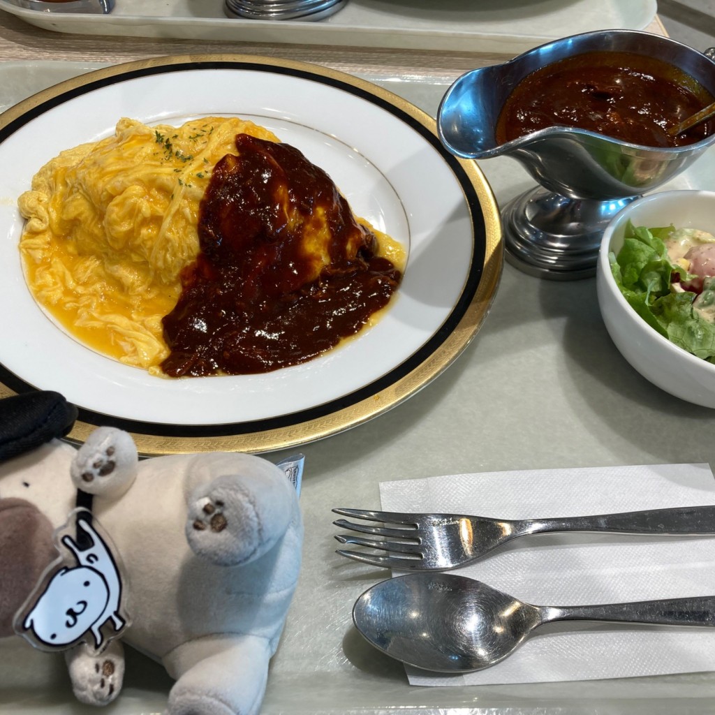 ユーザーが投稿した早矢仕オムライスの写真 - 実際訪問したユーザーが直接撮影して投稿した羽田空港洋食Creadisceの写真