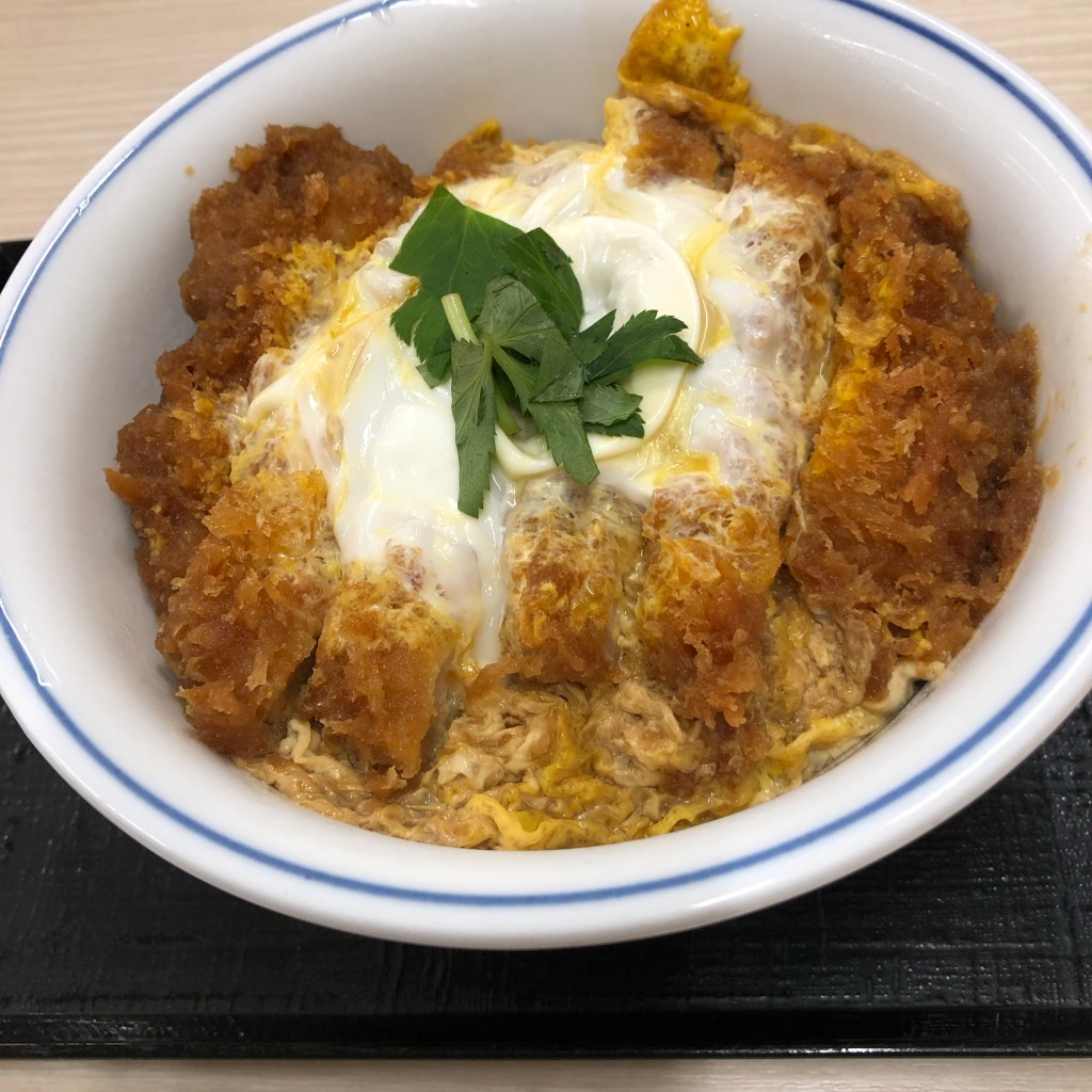 ユーザーが投稿したカツ丼(梅)の写真 - 実際訪問したユーザーが直接撮影して投稿した昭和町とんかつかつや 愛知半田店の写真