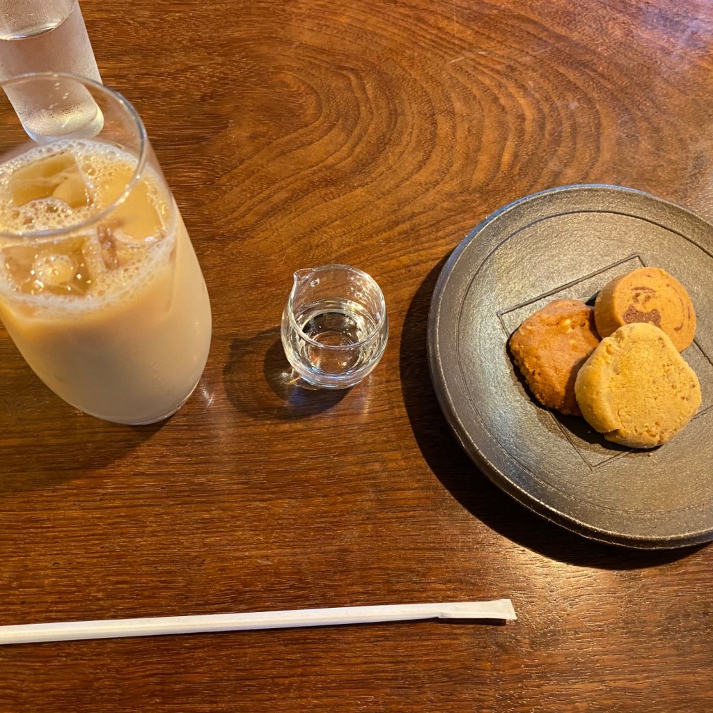 ユーザーが投稿したカフェオレの写真 - 実際訪問したユーザーが直接撮影して投稿した米野木町コーヒー専門店自家焙煎珈琲 森の響の写真