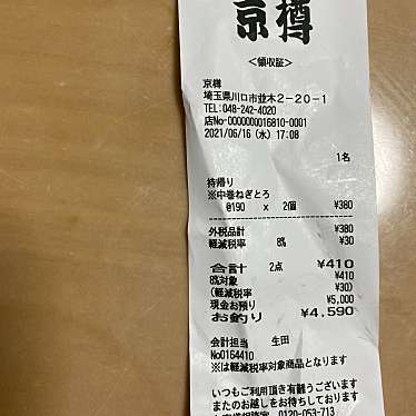 実際訪問したユーザーが直接撮影して投稿した並木寿司京樽 西川口駅ビル(ビーンズ)店の写真