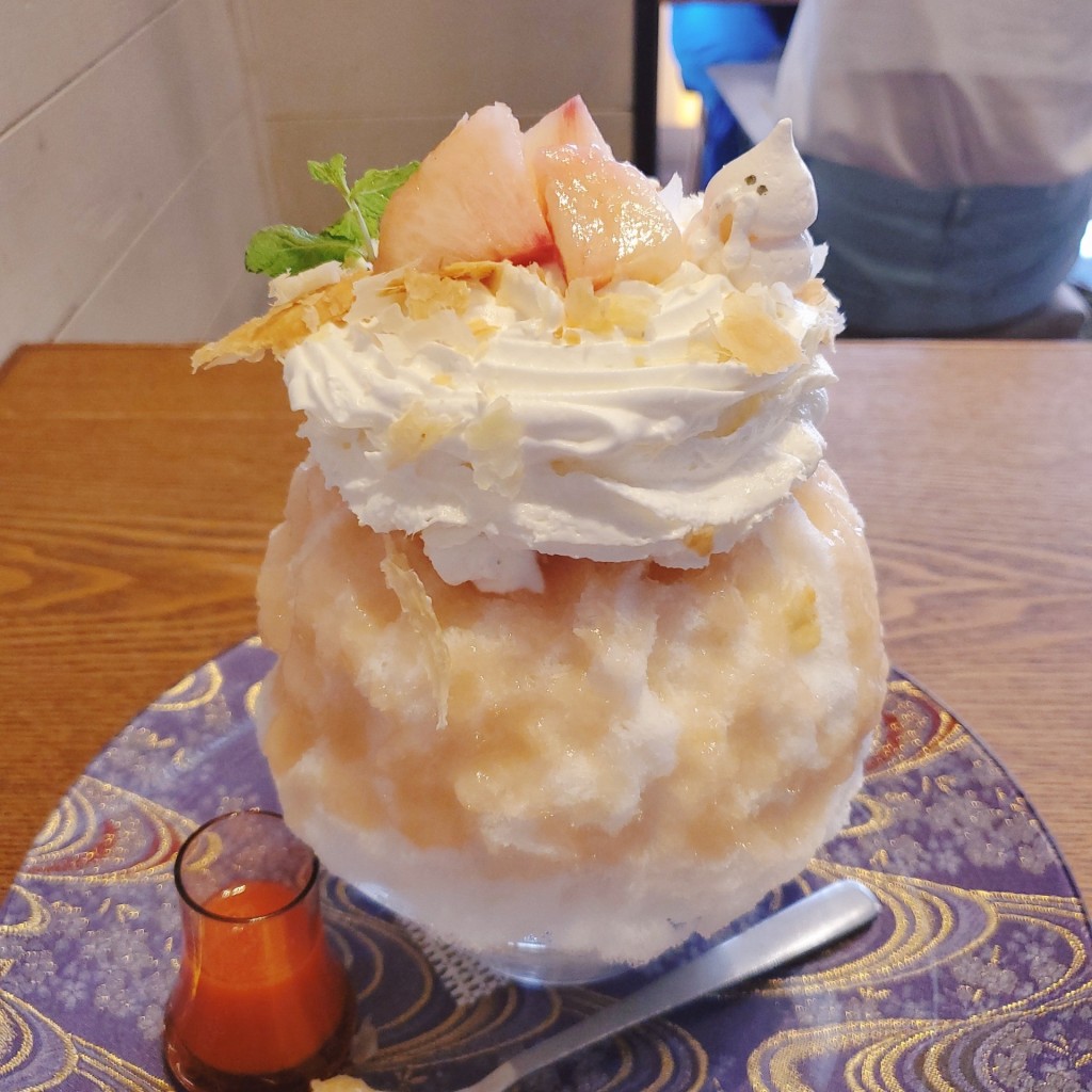 ユーザーが投稿した桃氷の写真 - 実際訪問したユーザーが直接撮影して投稿した歌舞伎町串焼き魚串さくらさく 新宿店の写真