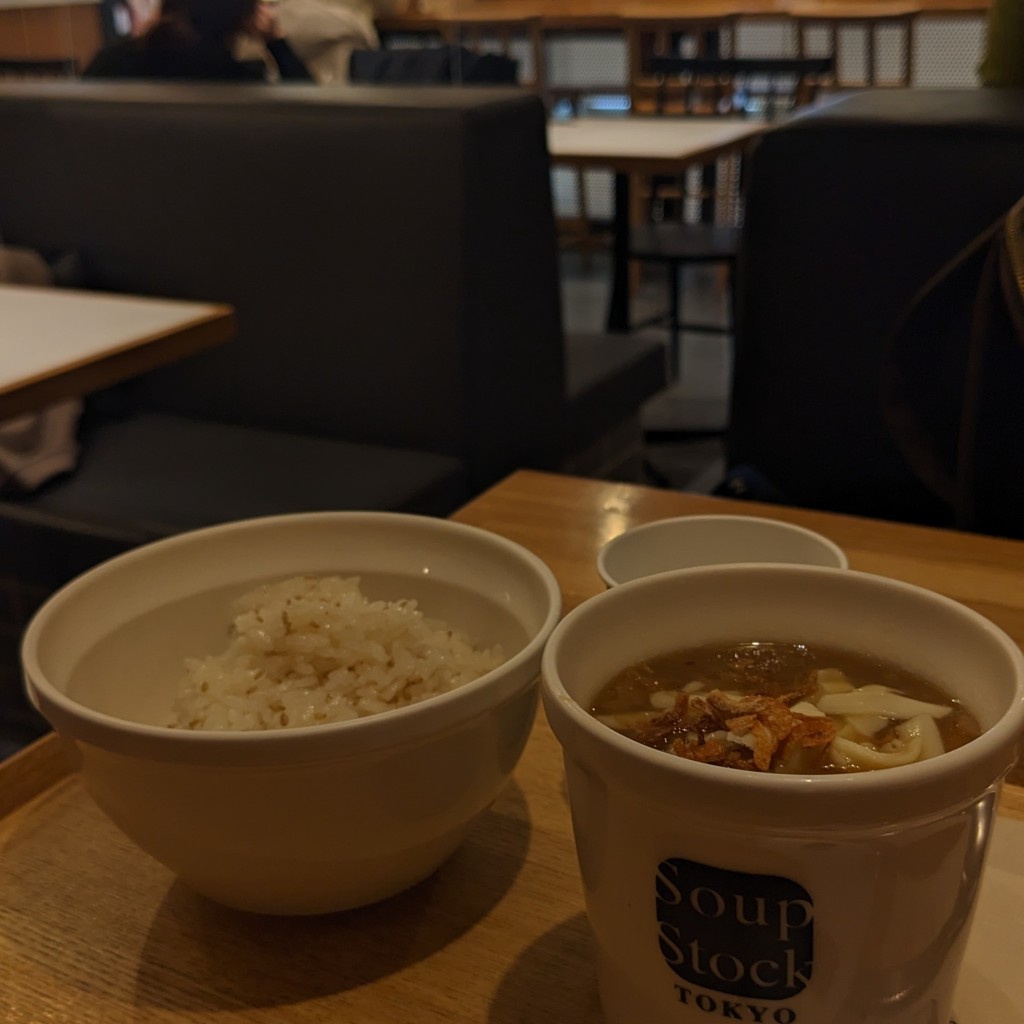 ユーザーが投稿したゴッホの玉葱スープの写真 - 実際訪問したユーザーが直接撮影して投稿した大船洋食スープストックトーキョー アトレ大船店の写真