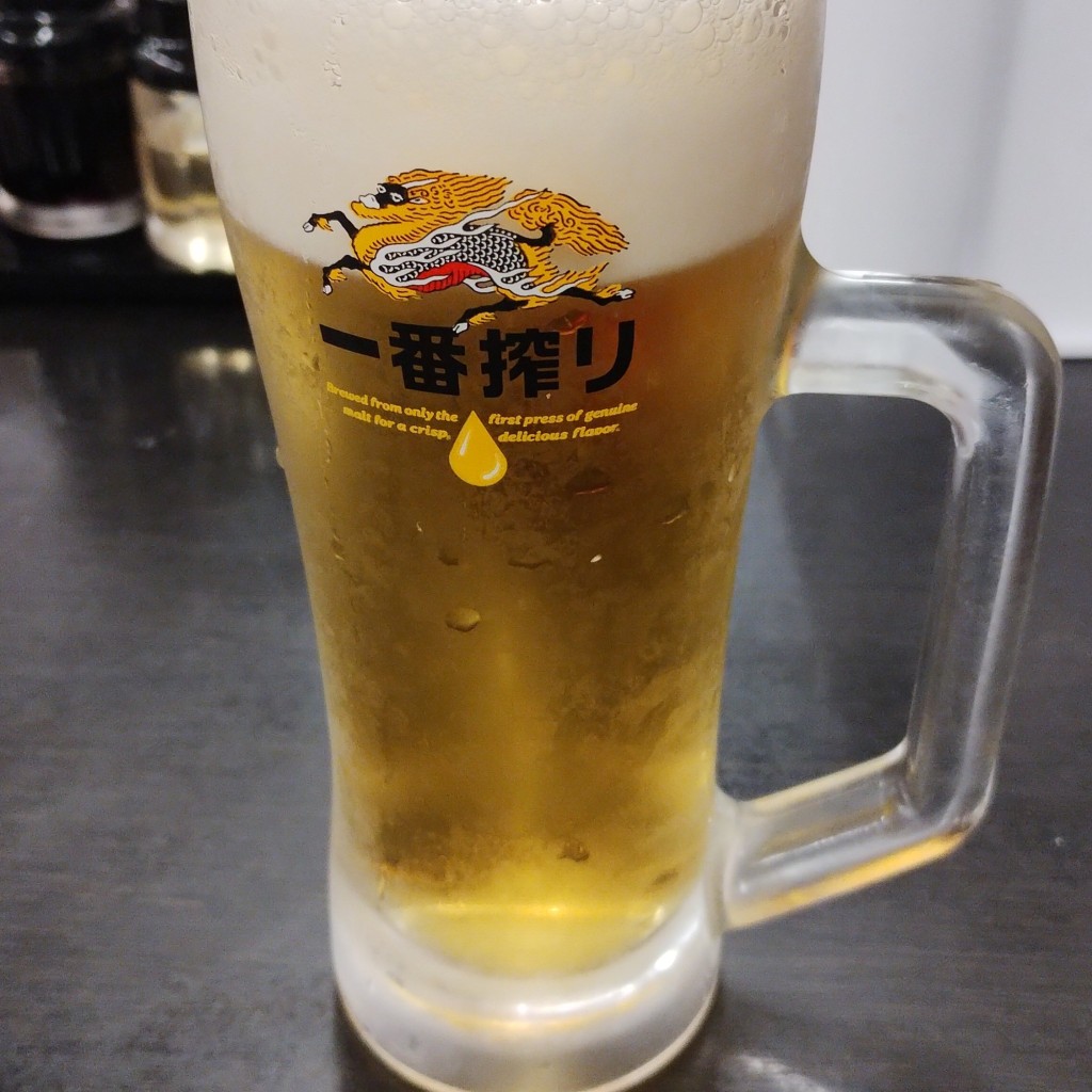 ユーザーが投稿した生ビール290円の写真 - 実際訪問したユーザーが直接撮影して投稿した神田松永町中華料理日高屋 秋葉原駅前店の写真