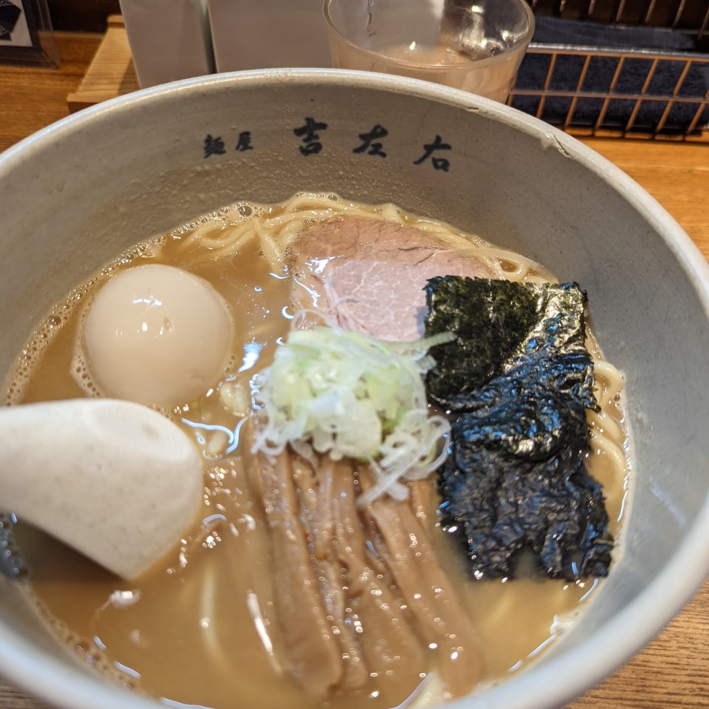 ユーザーが投稿した味玉ラーメンの写真 - 実際訪問したユーザーが直接撮影して投稿した東陽ラーメン / つけ麺麺屋吉左右の写真