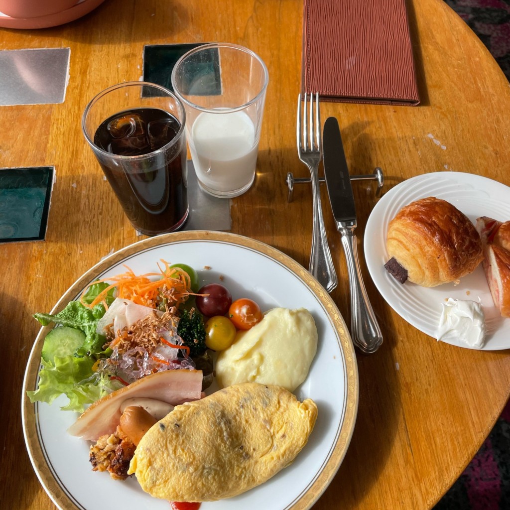 ユーザーが投稿した朝食ビュッフェの写真 - 実際訪問したユーザーが直接撮影して投稿したひび野ホテルラウンジザ・ラウンジの写真