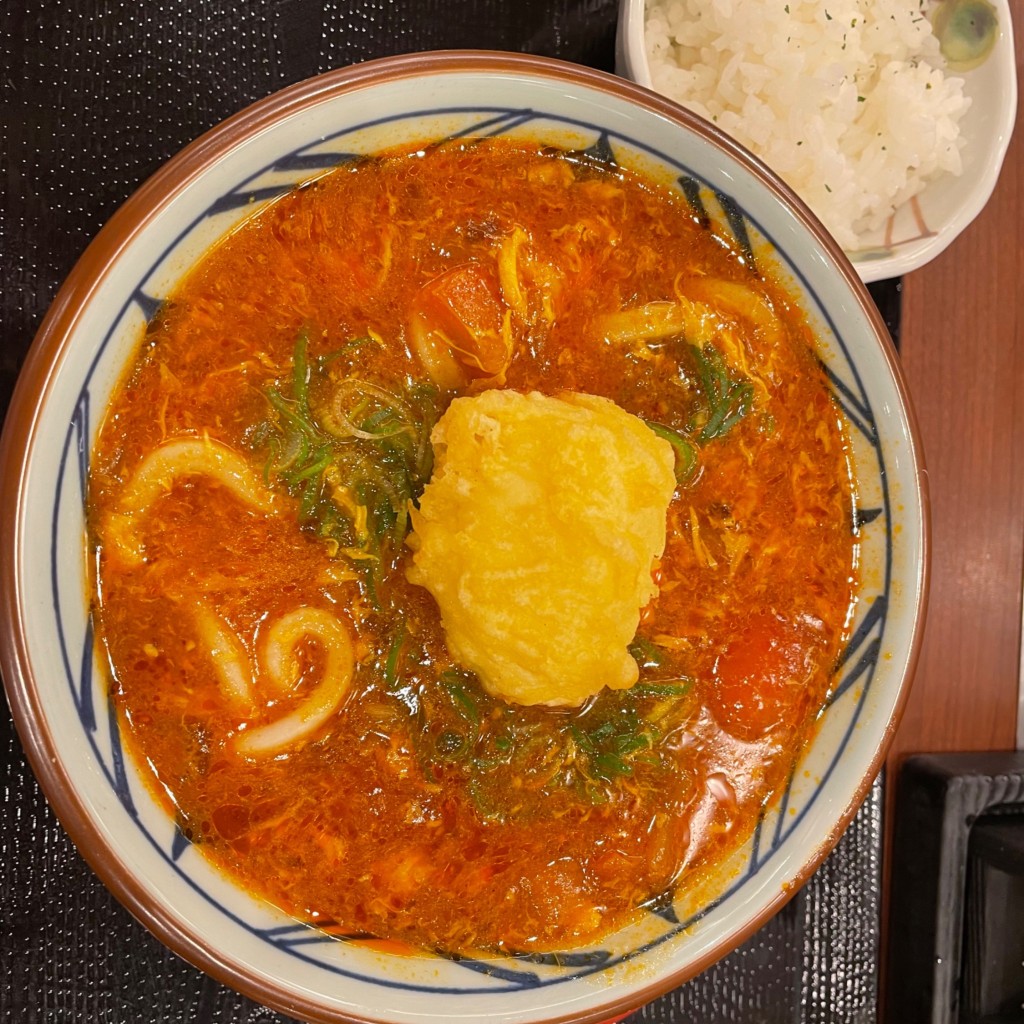 ユーザーが投稿したとまたまカレーうどんの写真 - 実際訪問したユーザーが直接撮影して投稿した伏古一条うどん丸亀製麺 札幌店の写真