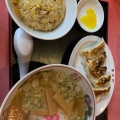 ラーメンセット - 実際訪問したユーザーが直接撮影して投稿した花畑東中華料理萬来軒 千石店の写真のメニュー情報