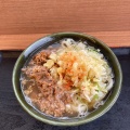 肉2倍 倍盛肉うどん - 実際訪問したユーザーが直接撮影して投稿した岱明町上弁当 / おにぎりおべんとうのヒライ 岱明店の写真のメニュー情報