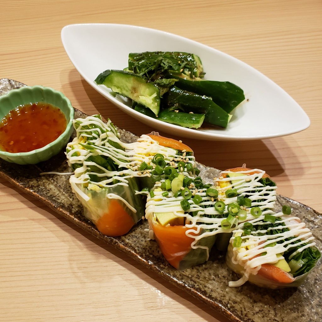 ユーザーが投稿したやみつき梅きゅうの写真 - 実際訪問したユーザーが直接撮影して投稿した下須頃和食 / 日本料理いっさく 燕三条店の写真