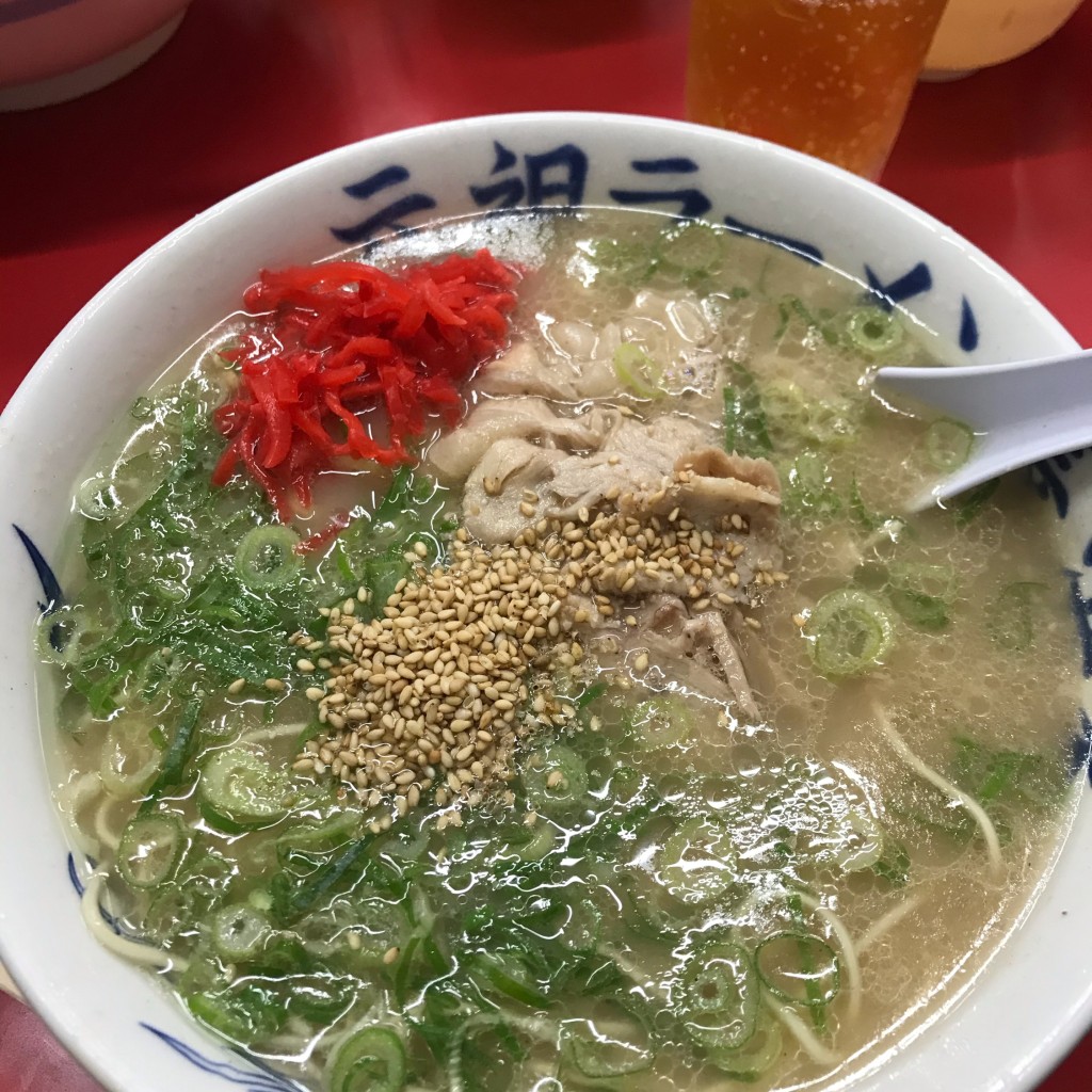 実際訪問したユーザーが直接撮影して投稿した中洲ラーメン / つけ麺長浜屋台ラーメンの写真