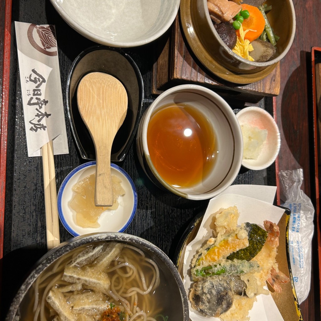 ユーザーが投稿した天ぷら釜飯定食ソの写真 - 実際訪問したユーザーが直接撮影して投稿した高美町うどん今日亭本店の写真