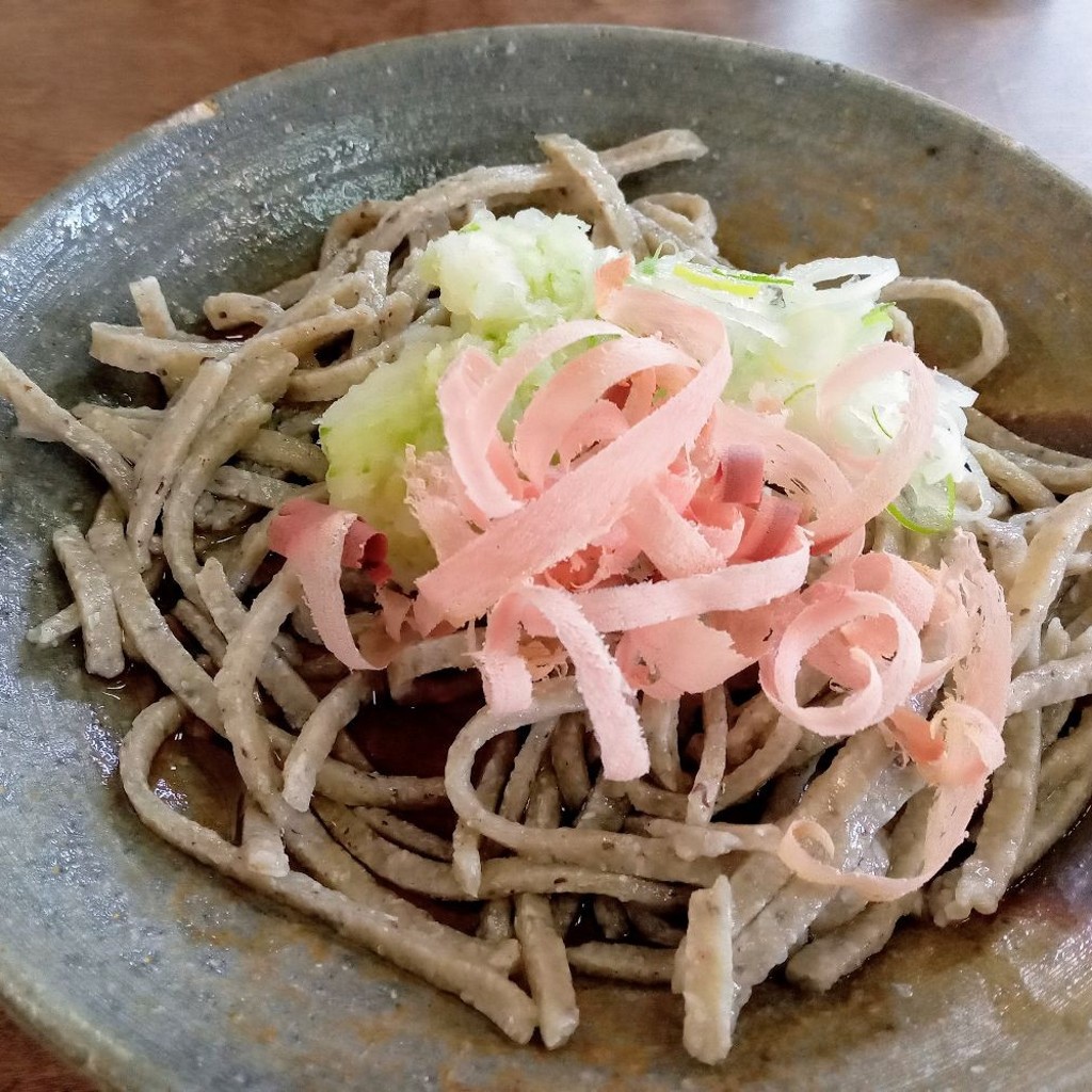 ユーザーが投稿したおろし蕎麦 粗挽きおろし蕎麦の写真 - 実際訪問したユーザーが直接撮影して投稿した深草そばそば蔵 谷川の写真