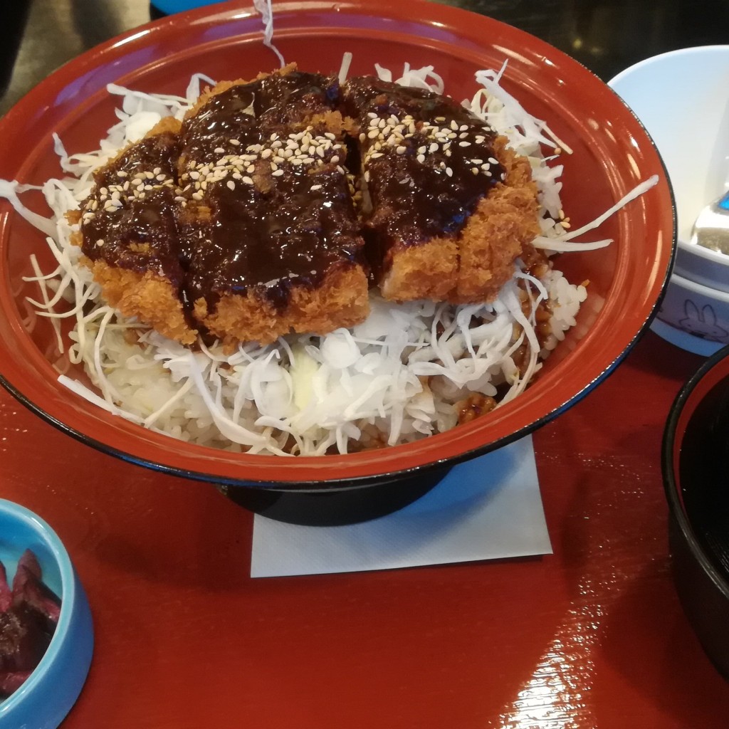 ユーザーが投稿した味噌カツ丼の写真 - 実際訪問したユーザーが直接撮影して投稿した久米定食屋だんらんの写真