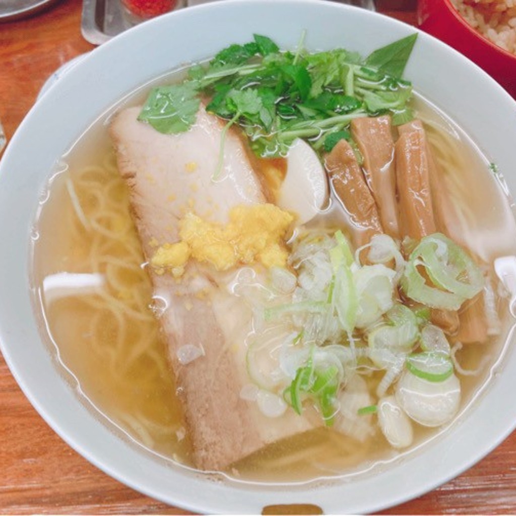 ユーザーが投稿した柚子ラーメン&ちゃめしの写真 - 実際訪問したユーザーが直接撮影して投稿した有楽町ラーメン専門店麺屋 ひょっとこの写真