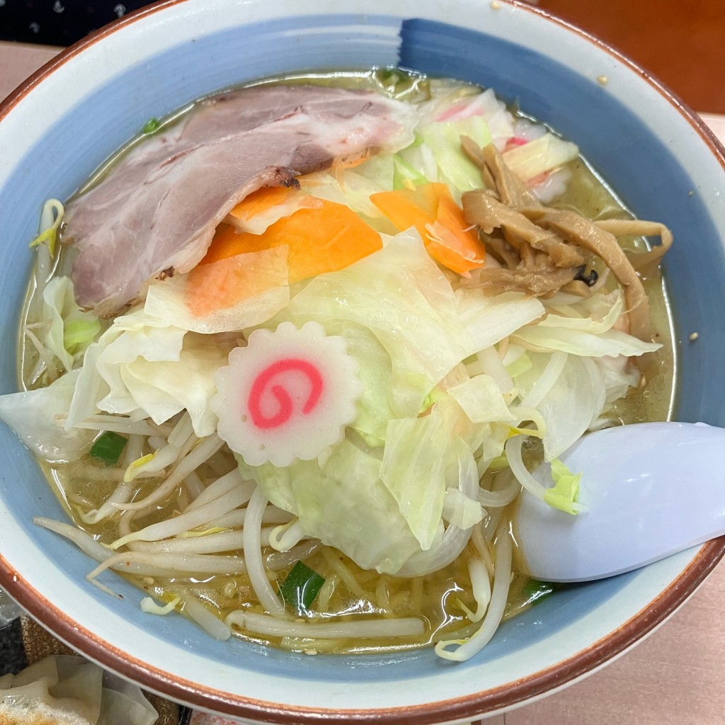 ユーザーが投稿した塩野菜ラーメンの写真 - 実際訪問したユーザーが直接撮影して投稿した浅利ラーメン / つけ麺めん丸豊富店の写真