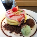 実際訪問したユーザーが直接撮影して投稿した神宮前パンケーキRainbow Pancake 原宿本店の写真