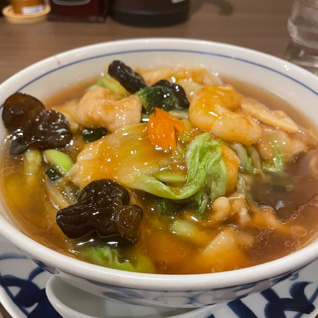 ユーザーが投稿した五目湯麺の写真 - 実際訪問したユーザーが直接撮影して投稿した梅田四川料理陳麻婆豆腐 ルクアイーレ大阪店の写真