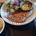 美腸定食 (魚) - 実際訪問したユーザーが直接撮影して投稿した清武町あさひカフェ麹カフェ 竹ふみの写真のメニュー情報