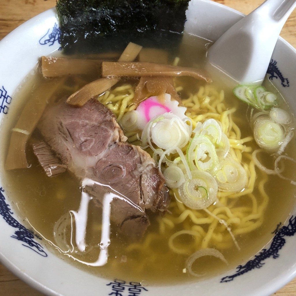 ユーザーが投稿した塩ラーメン半チャーハンセットの写真 - 実際訪問したユーザーが直接撮影して投稿した代々木中華料理昇龍の写真