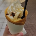 チョコバナナクレープ - 実際訪問したユーザーが直接撮影して投稿した飯積カフェGELATO PIQUE CAFE CREPERIE 酒々井プレミアム・アウトレット店の写真のメニュー情報