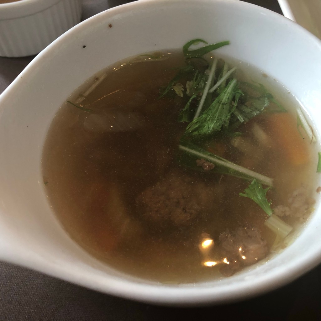 ユーザーが投稿したスープの写真 - 実際訪問したユーザーが直接撮影して投稿した東苗穂五条洋食レストラン ユっぴーの写真