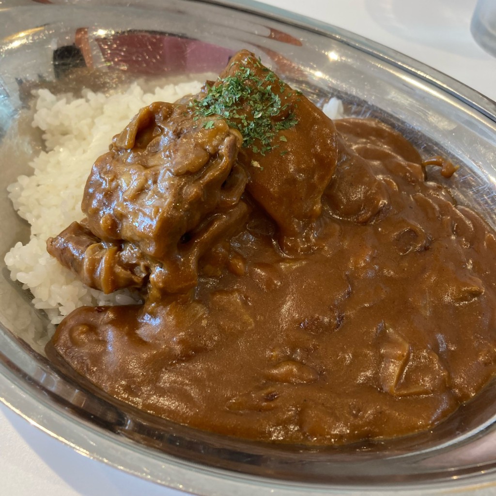 ユーザーが投稿した道産牛のやわらか煮込みカレの写真 - 実際訪問したユーザーが直接撮影して投稿した東三輪カレーカレーのちから 本店の写真