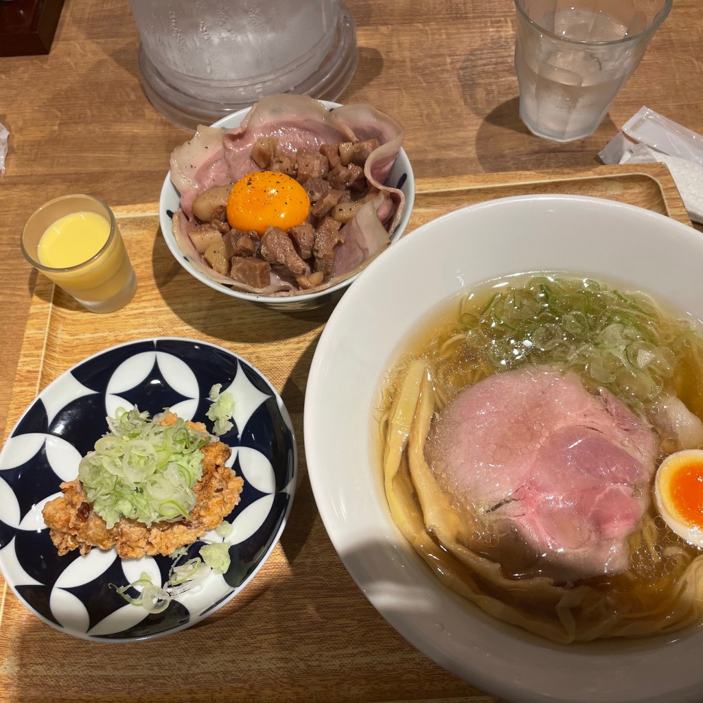 ぴーーーーさんが投稿した渋谷ラーメン専門店のお店麺屋TAMOTSU/メンヤタモツの写真