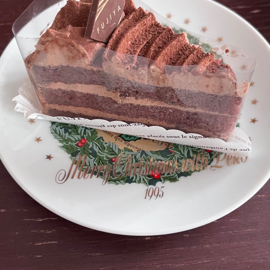 ユーザーが投稿したチョコケーキの写真 - 実際訪問したユーザーが直接撮影して投稿した月寒東一条スイーツ不二家 洋菓子 札幌工場直売所の写真