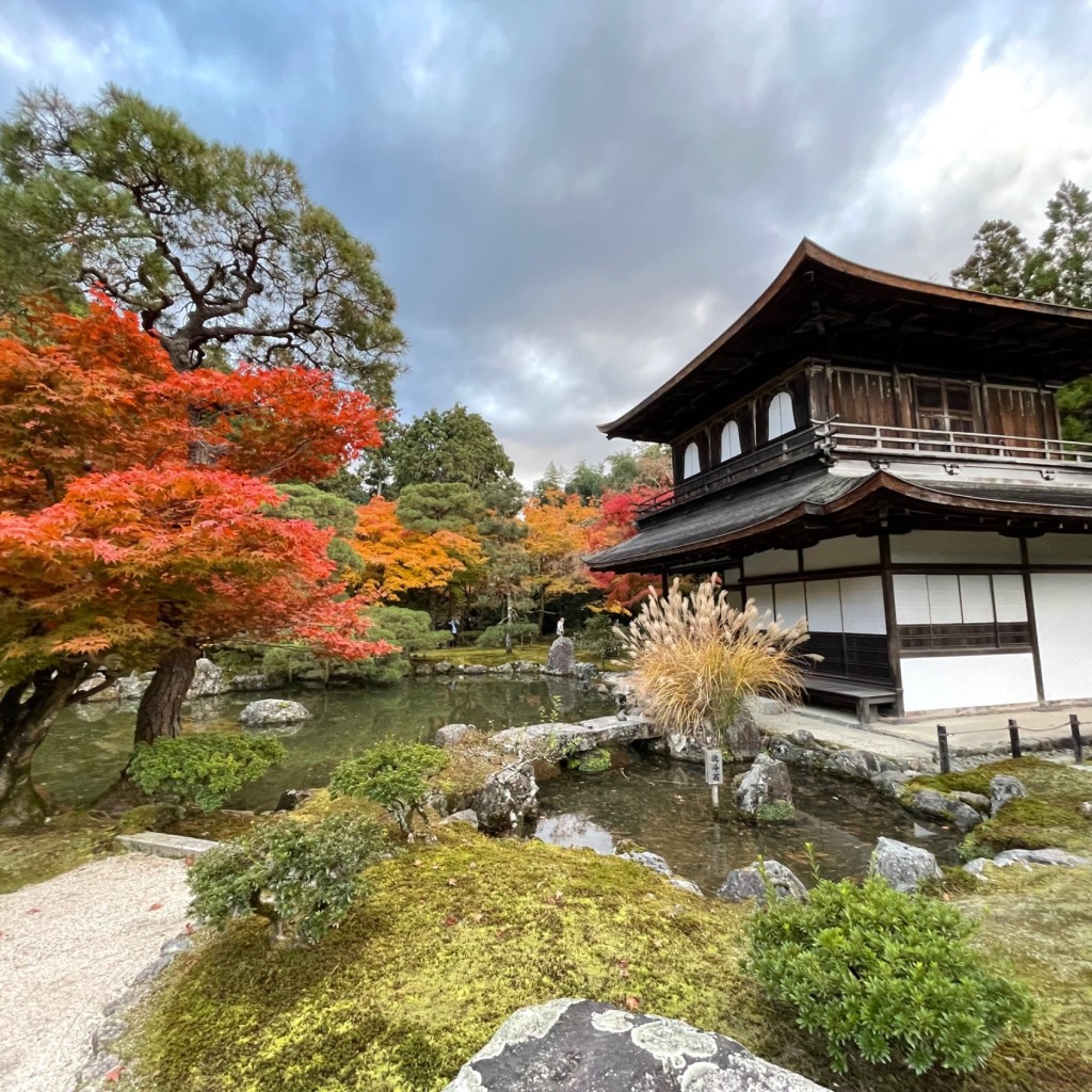 かずくんグルメと旅行さんが投稿した銀閣寺町寺のお店銀閣寺/ギンカクジの写真