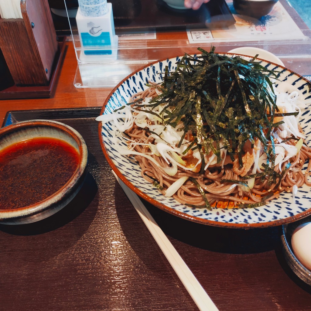 ユーザーが投稿した肉つけ麺の写真 - 実際訪問したユーザーが直接撮影して投稿した中倉うどんめし処 萩ノ宮の写真