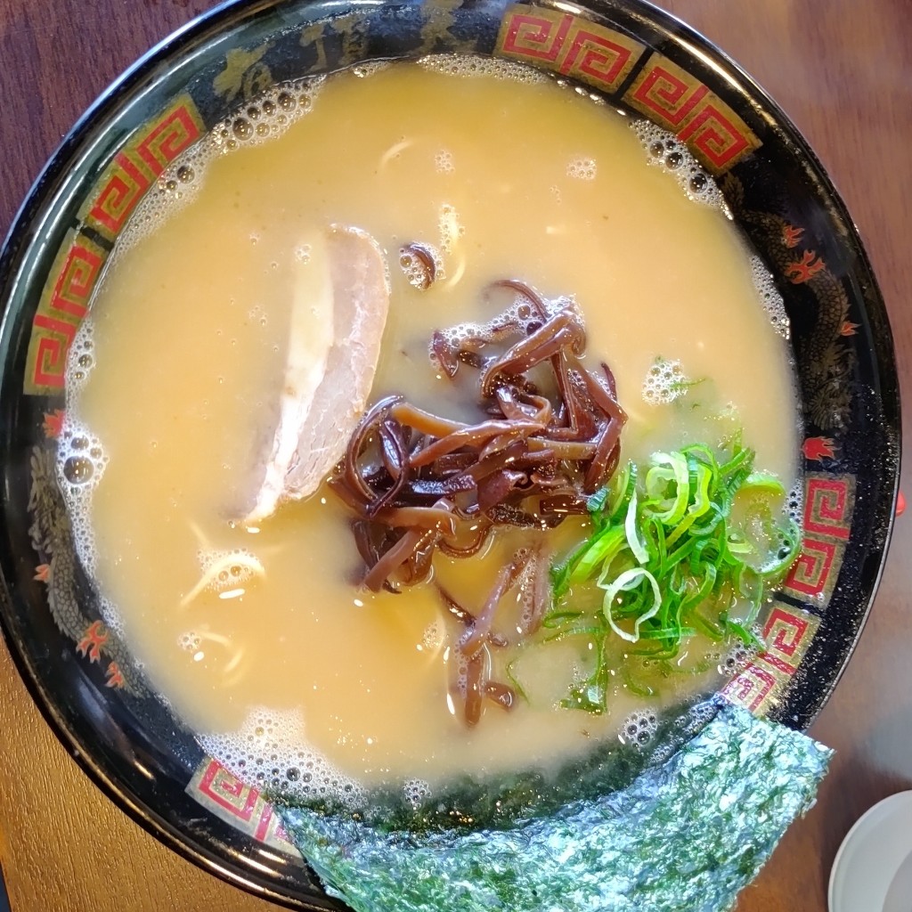 ユーザーが投稿したとんこつラーメンの写真 - 実際訪問したユーザーが直接撮影して投稿した田県町ラーメン専門店豚骨ラーメン 有頂天の写真