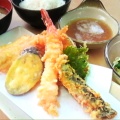 ミックス定食 - 実際訪問したユーザーが直接撮影して投稿した中央通天ぷらこだわり亭 山鹿本店の写真のメニュー情報