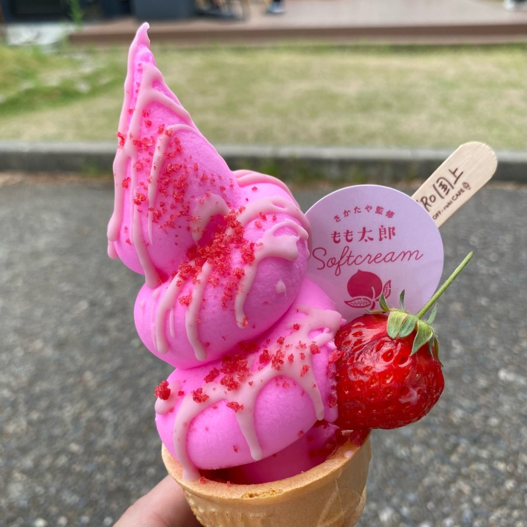 ユーザーが投稿したソフトクリームの写真 - 実際訪問したユーザーが直接撮影して投稿した国上アイスクリームオフる日カフェの写真