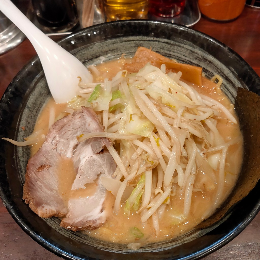 ユーザーが投稿したおやじラーメン(味噌)の写真 - 実際訪問したユーザーが直接撮影して投稿した中町ラーメン専門店ラーメンおやじ 町田店の写真