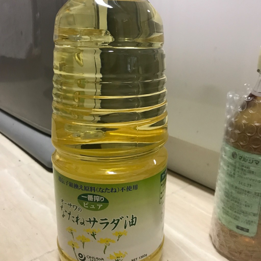 ユーザーが投稿したオーサワのなたねサラダ油(ペットボトル)の写真 - 実際訪問したユーザーが直接撮影して投稿した白幡ベーカリーオーガニックガーデン 武蔵浦和マーレ店の写真